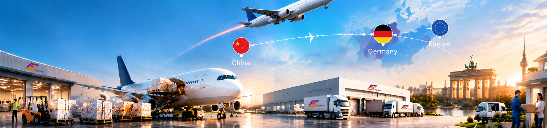 Luftfracht: China–Europa